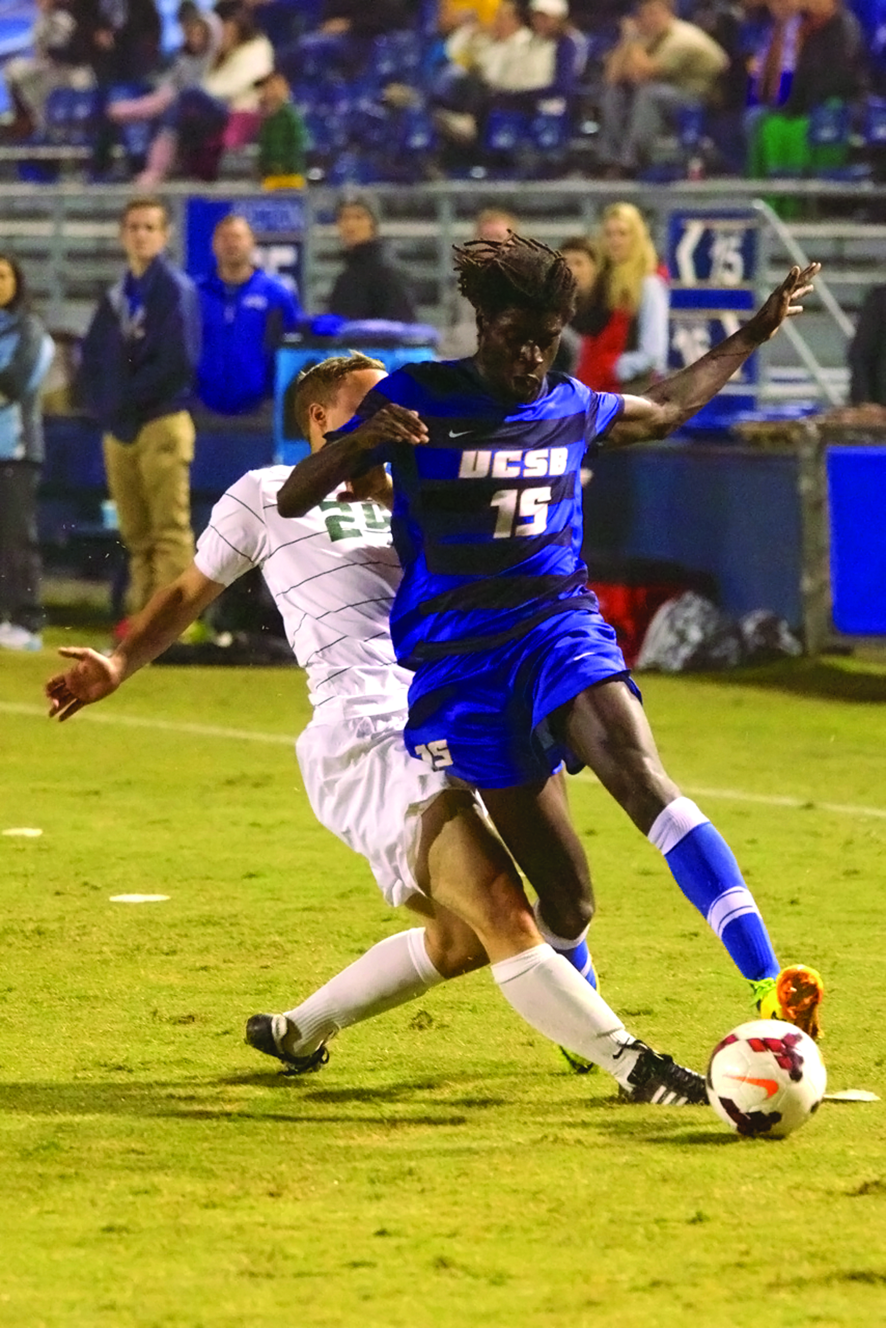 Mens Soccer Vertical Right Facing #15